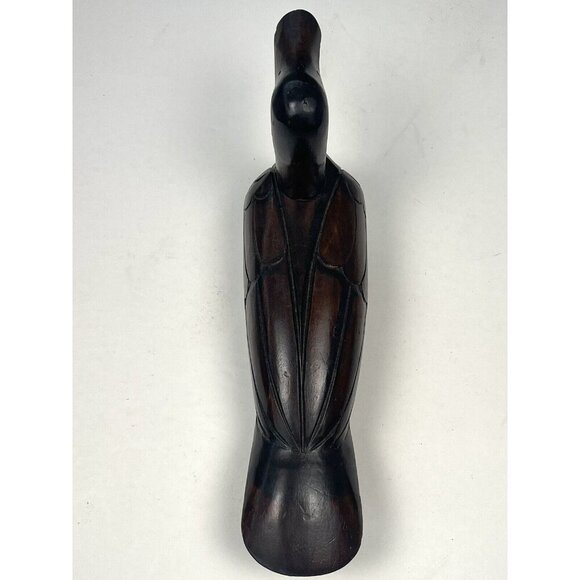 VTG MCM 10" Hand Carved Wooden Wood DUCK DECOY Figurine Art Tabletop Decor - Picture 4 of 5